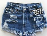 Shorts customizados Destroyed