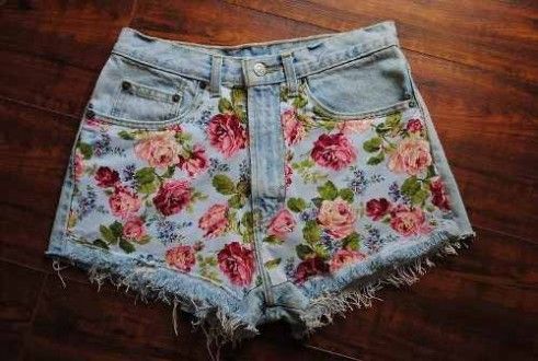 Shorts customizados FLORIDOS