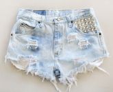 Shorts customizados Rasgados