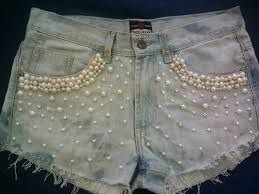 Shorts customizados PEROLAS
