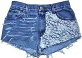 Shorts customizados RENDA