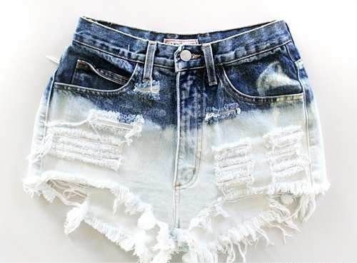 Shorts customizados Dip Dye
