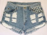 Shorts customizados Rasgados