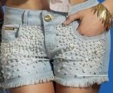 Shorts customizados PEROLAS