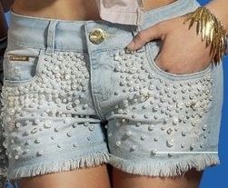Shorts customizados PEROLAS