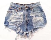 Shorts customizados Rasgados