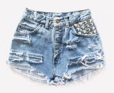 Shorts customizados Rasgados