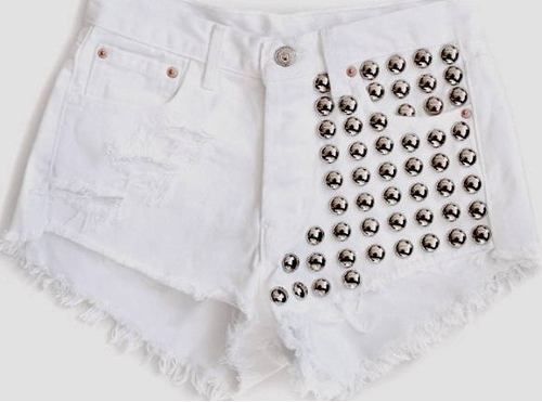 Shorts customizados BRANCO