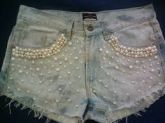 Shorts customizados PEROLAS